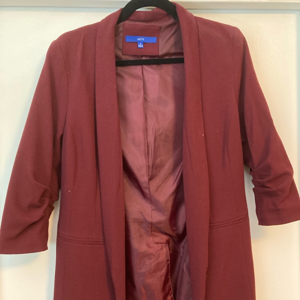 Maroon blazer